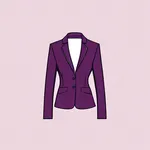 plum-colored blazer image